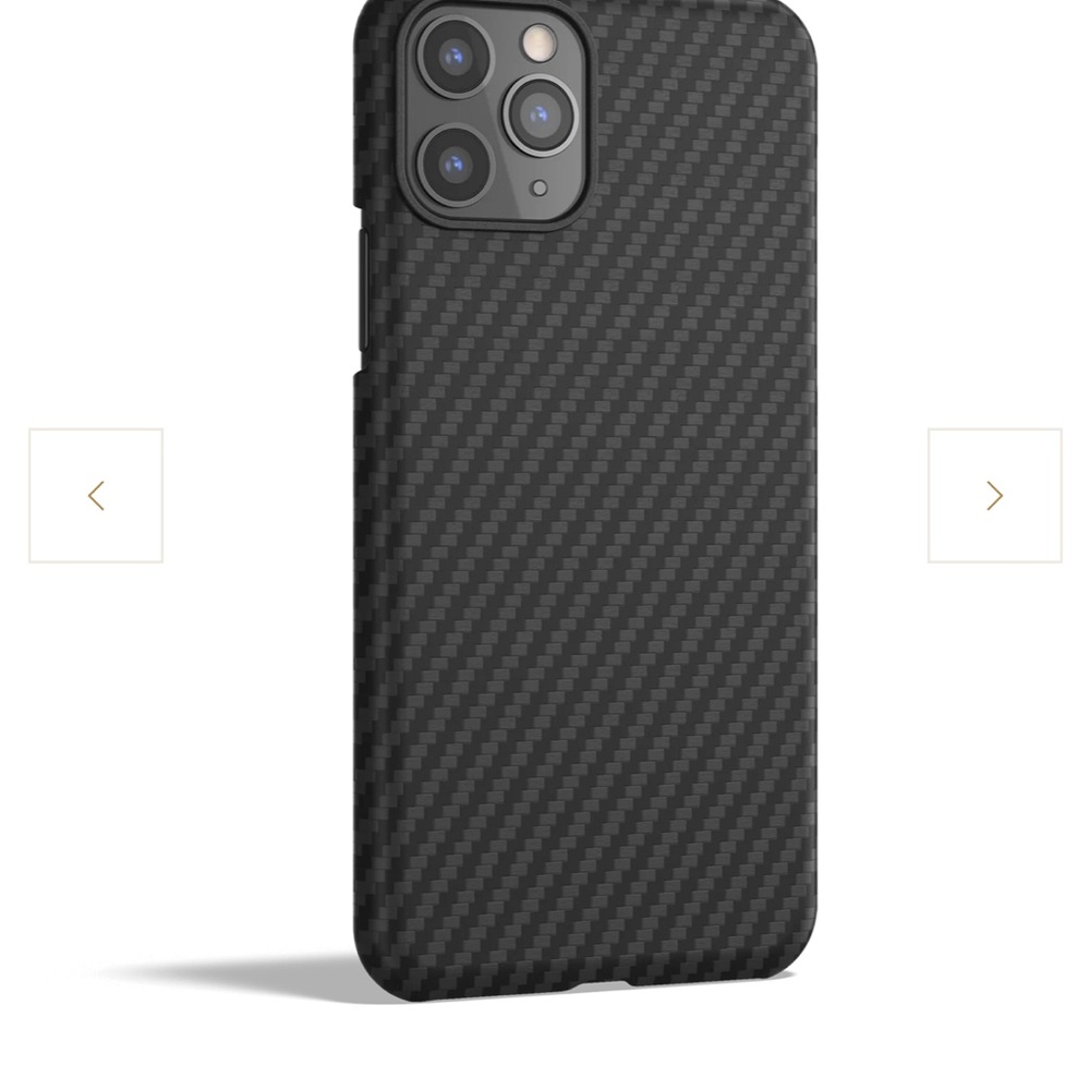 Carbon Fiber iPhone 11 Pro Case - Black